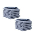 thumbnail image 1 of LACKUST Towels Kitchen,10 Pack Pinstripe Cleaning Wipes - Multifunctional Kitchen Thick Towel for Table and Dishwashing,Blue, 1 of 6