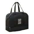 thumbnail image 1 of LACKUST Travel Duffel Bag, Sports Tote, Gym Bag, Shoulder, Weekender Overnight, For Women,Black, 1 of 7