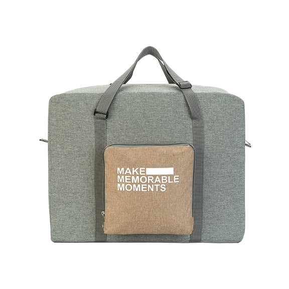 LACKUST Travel Duffel Bag, Sports Tote, Gym Bag, Shoulder, Weekender Overnight, For Women,Gray