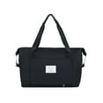 thumbnail image 1 of LACKUST Travel Duffel, Sports Gym Bag, Separate Shoe Compartment, Folding Organizer, Tote,Black, 1 of 8