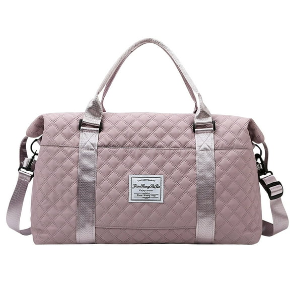 LACKUST Travel Duffle Bag, Sport Gym Tote, Toiletry Bag, Large Carry On, Overnight, For Women & Girls, Labor & Delivery,Purple