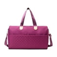 thumbnail image 1 of LACKUST Travel Luggage Handbag Gym Bag Travel Bag With Trolley Case Rainproof Bag Travel Luggage Handbag Shoe Shoulder Bag Wet And Dry Separation Gym Bag,Purple, 1 of 9