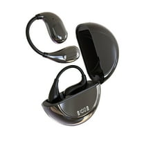 LACKUST True Wireless Ear Hook Sport Earbuds, Bluetooth 5.4, Low Latency, Type-C Fast Charging, 6-8H Playtime, Secure Fit for Workouts, Black