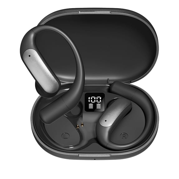 LACKUST True Wireless Earbuds with Real-Time Translation, Bluetooth 5.4, Dual Mic Noise Cancelling, Surround Sound - Black