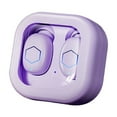 thumbnail image 1 of LACKUST True Wireless In-Ear Earbuds with Active Noise Cancelling, Bluetooth 5.1, Long Battery Life, Battery Display, Type-C Charging, Purple, 1 of 2