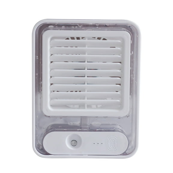 LACKUST USB Charging Mini Conditioner with Humidification,Portable Air Conditioners Box Fan,Small Portable Room Air Conditioner Coolers for Room Living Room,White