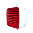 thumbnail image 1 of LACKUST USB Desktop Cooler for Student Dorms,Portable Air Conditioners Fan,Desk Air Conditioner for Office Bedroom,Reddish white, 1 of 4