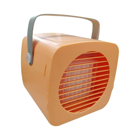 LACKUST USB Humidifying Fan for Home & Office,Portable Air Conditioners Fan,Small Portable Room Air Conditioner Coolers for Room Living Room,Orange