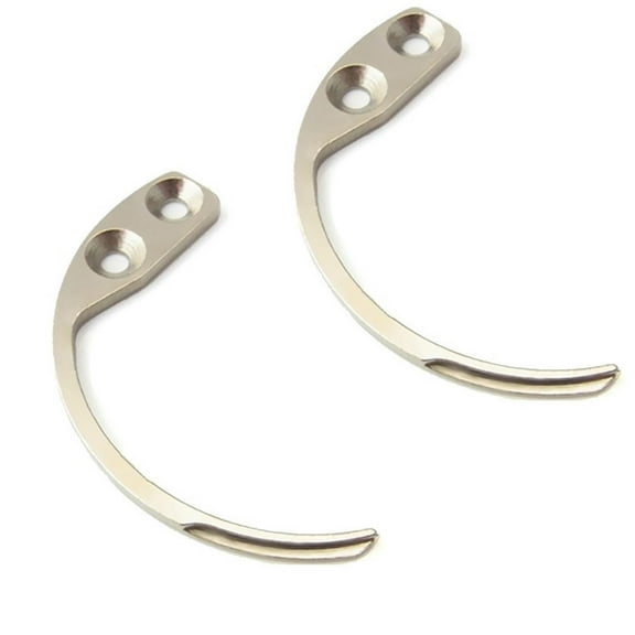LACKUST Wall Hooks,Portable Stainless Steel Hook Security Accessories,silvery