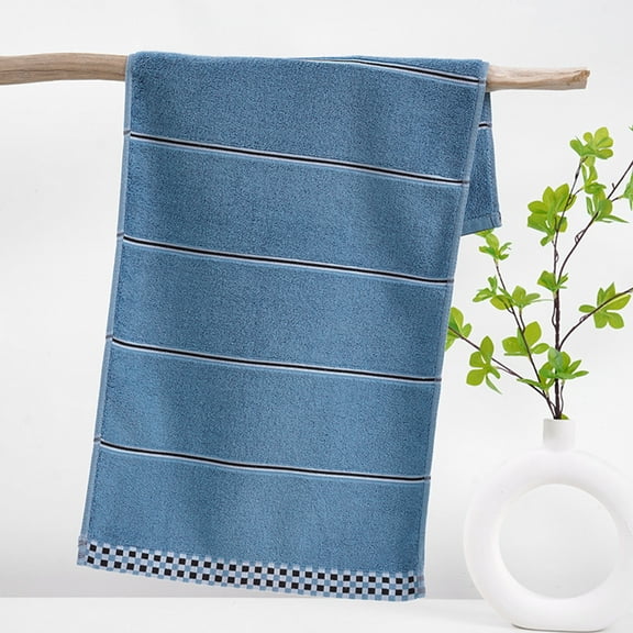 LACKUST Washcloth,Adult Household Face Wash Towel - Thickened, Lint-Free, and High-Quality for Bath,Blue