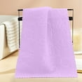 thumbnail image 1 of LACKUST Washcloth,Five-color Bear Embossed Plain Face Towel - Soft and Absorbent for Bathing and Cleansing,Purple, 1 of 5