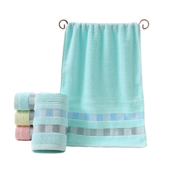 LACKUST Washcloths and Face Towels,Adult Absorbent Washcloth - Thickened Bath Towel - 74x33cm for Daily Use,A