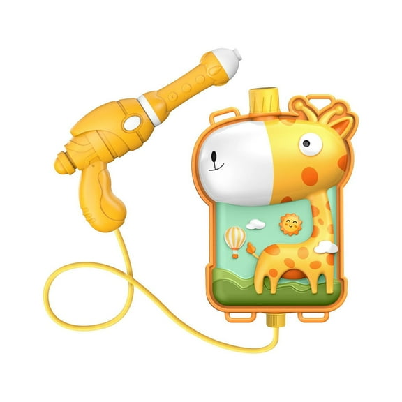 LACKUST Water BackpackBlaster,Super Soaker Blasters for Outdoor Summer,Swimming,Pool Backyard,Beach,Beach Party for Ages 5 to 7 Years,Yellow