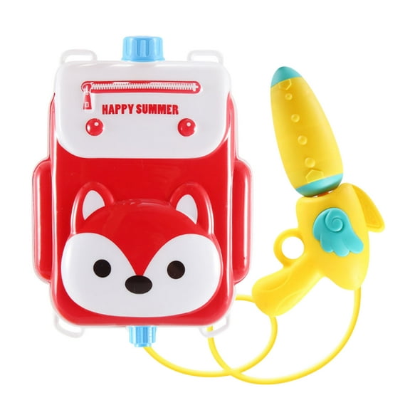 LACKUST Water BackpackBlaster,Super Soaker Blasters for Outdoor Summer,Swimming,Pool Backyard,Beach,Pool Shooter Blaster for Ages 2 to 4 Years,Red