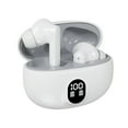 thumbnail image 1 of LACKUST White True Wireless Earbuds Bluetooth 5.3, IPX5 Waterproof Hi-Fi Sound, Lightweight with Touch Control & Portable Charging Case, 1 of 7