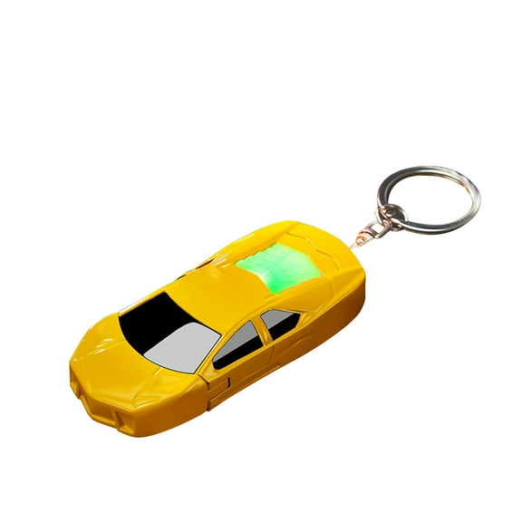 LACKUST Windproof Sports Car Lighter,Clearance Keychains Rings for Keys for Men Women for Car,Butane Torch Flame, Outdoor Camping Gift,Yellow