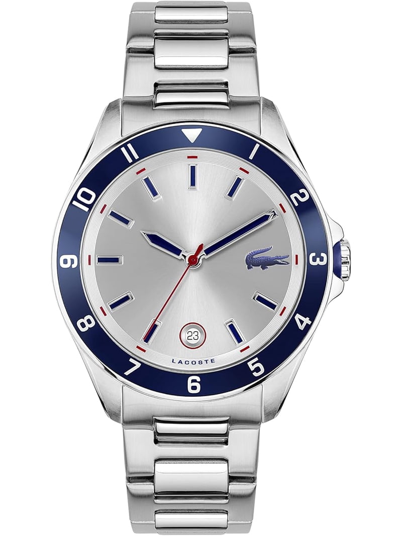 LACOSTE 2011187 SILVER DIAL SILVER STAINLESS STEEL BRACELET  display picture 3