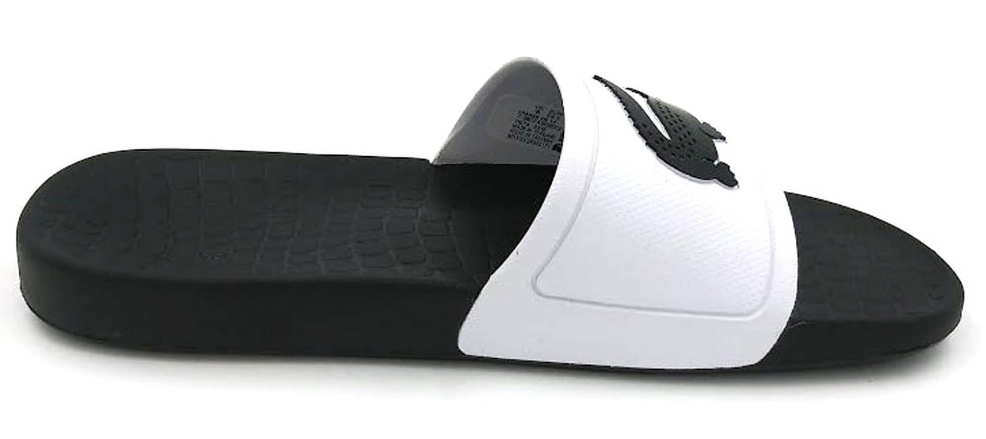 LACOSTE Women's Croco Slide Sandals Black and Ghana Ubuy
