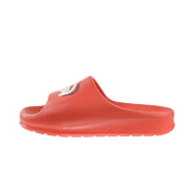LACOSTE MENS Serve Slide 2.0 Evo Synthetic Slides Red Off-White 745CMA0005 262 745CMA0005 262 from Stadium Goods