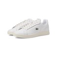thumbnail image 1 of LACOSTE Mens White Cushioned Carnaby Round Toe Lace-Up Leather Athletic Sneakers Shoes 11 M, 1 of 4