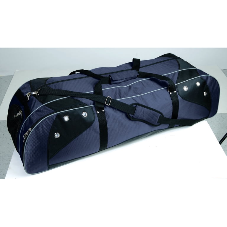 Overtime Navy Camo Adult Lacrosse Bag – Vented Gear Bag With Stick Loops