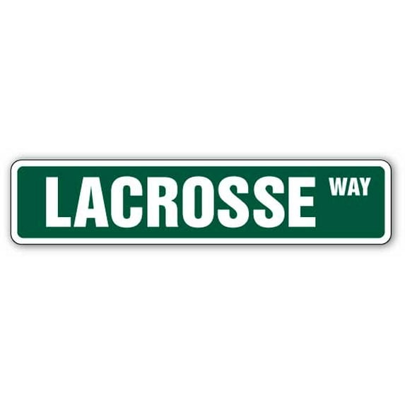 LACROSSE Street Sign sport high school ball team | Indoor/Outdoor | 36" Wide
