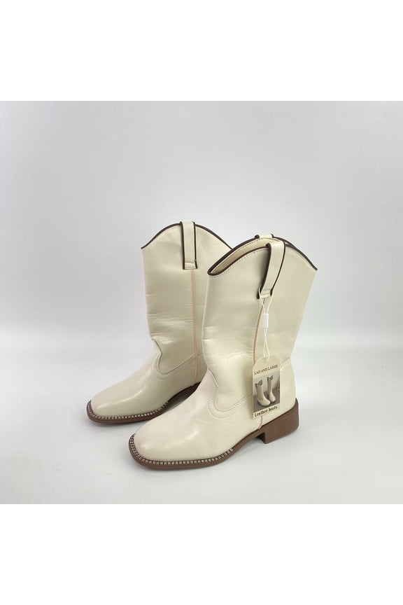 Leather boots,Womens Wide Calf Knee Pointed Toe Side Zipper Suede Long Boots Winter Shoes - SIZE 9.5