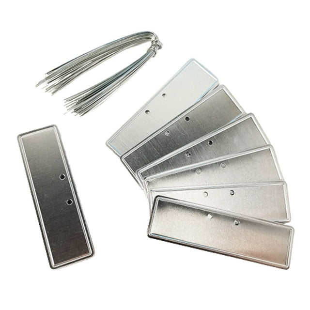 LADAEN Aluminum Plants Marker Labels Waterproof Writable Plant Tags for