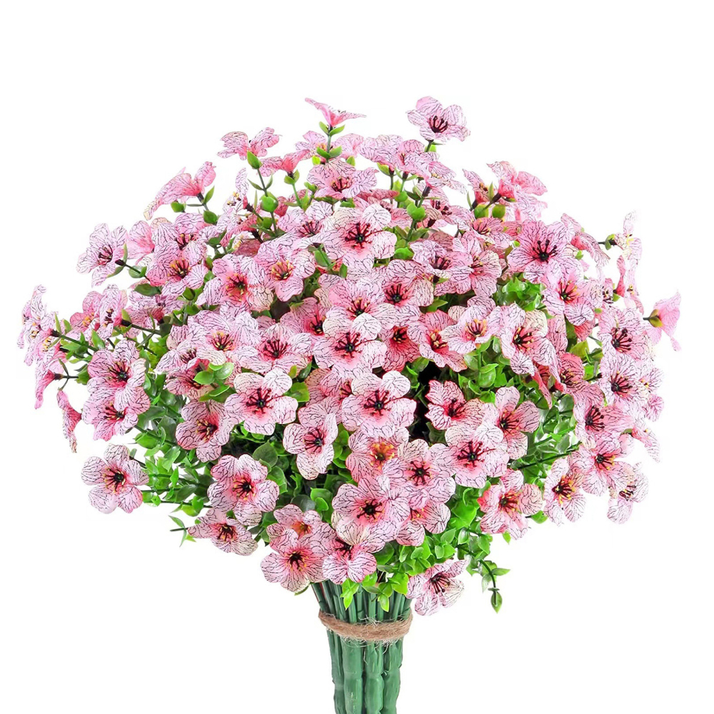LADAEN Artificial Daisy Flowers Decor Violet Artificial Flower Fake