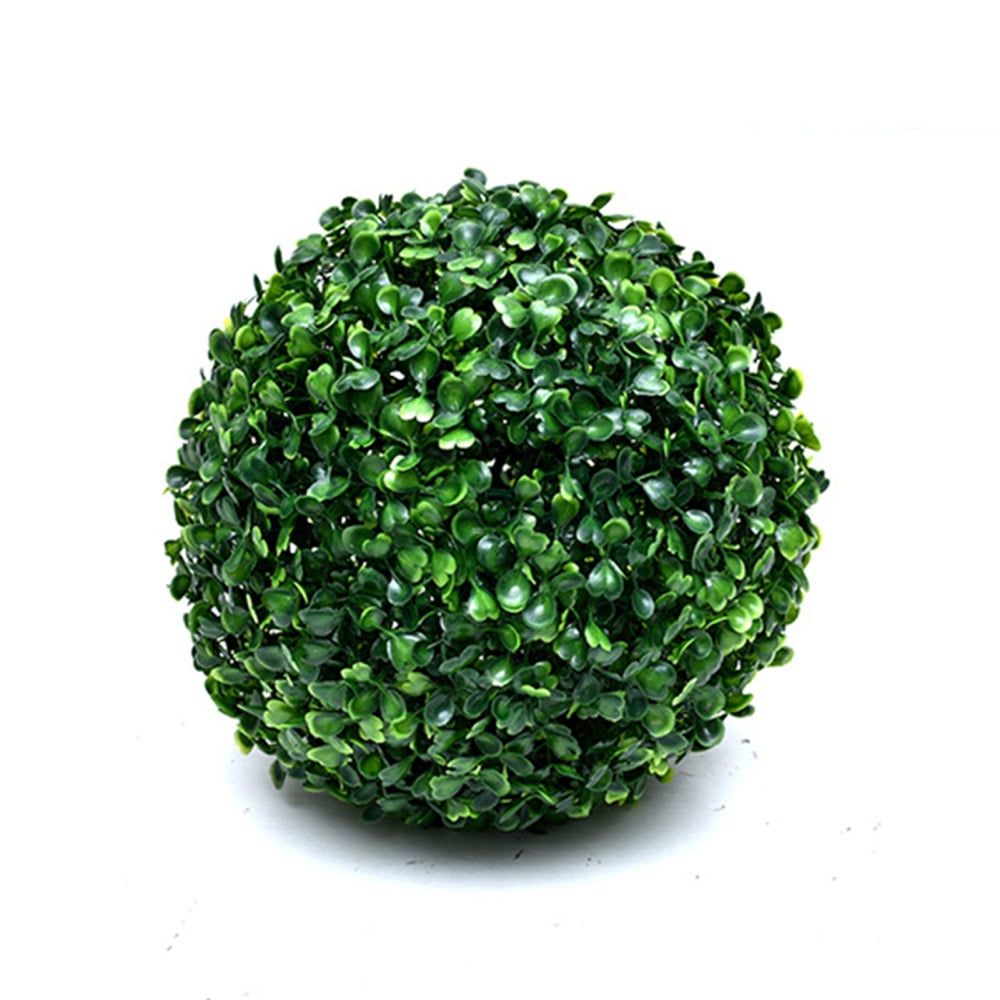 LADAEN Artificial Topiary Ball Eucalyptus Grass Ball Hanging Greenery
