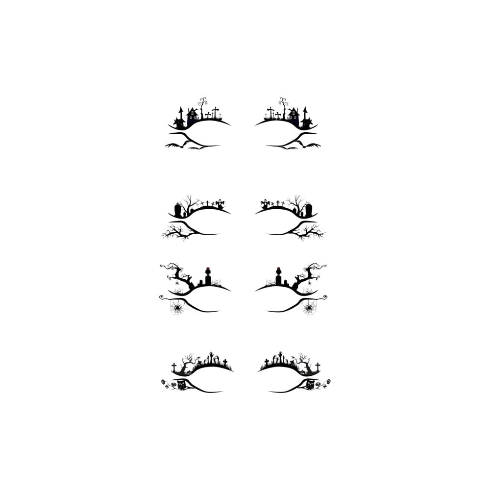 Halloween Tattoo Sticker Set - Realistische Narben & Wunden Für Grusel Makeup - Wasserdicht & Hautfreundlich