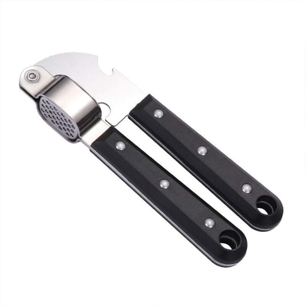 LADAEN Stainless Steel Garlic Masher Easy to Use Manual Garlic Masher