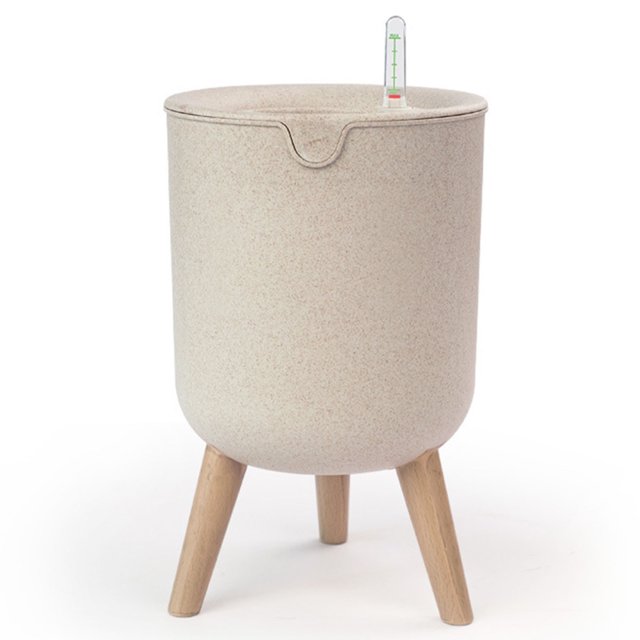 LADAEN WaterAbsorbing Plant Flower Pots with Water Level Indicator