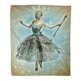 thumbnail image 1 of LADDKE 50x60 inch Super Soft Throw Blanket Blue Fairy Snowflake Princess Nutcracker Winter Ballet Ice Queen Home Decorative Flannel Plush Blanket, 1 of 1