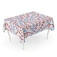thumbnail image 1 of LADDKE Blue Aztec Watercolor Colorful Hand Pattern Ethnic Bright Floral Tablecloth Table Desk Cover Home Party Decor 60x84 inch, 1 of 1