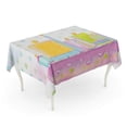 thumbnail image 1 of LADDKE Blue Bake Birthday Cake with Many Types of Candles on It Brown Bakery Biscuit Tablecloth Table Desk Cover Home Party Decor 60x120 inch, 1 of 1