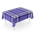 thumbnail image 1 of LADDKE Blue Tartan Plaid Pattern Traditional Checkered for Digital Yellow Tablecloth Table Desk Cover Home Party Decor 60x120 inch, 1 of 1