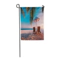 thumbnail image 1 of LADDKE Blue Twilight Beach Idyllic Tropical Landscape of Summer Vacation Garden Flag Decorative Flag House Banner 28x40 inch, 1 of 1