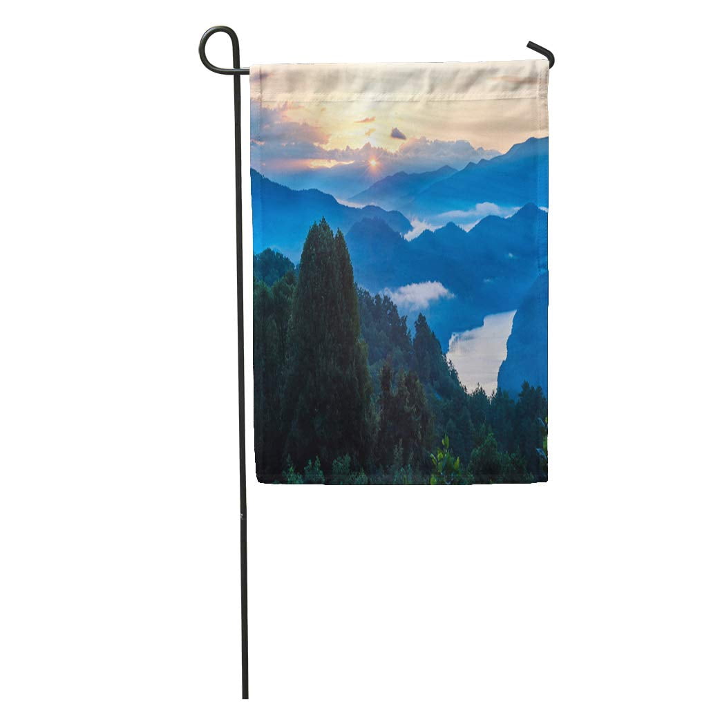 LADDKE Blue Zen Sunrise Over Great Smoky Mountains National Park Calm ...