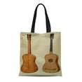 thumbnail image 1 of LADDKE Canvas Tote Bag Fine Guitar Made By Antonio C Hipkins Alfred James Reusable Handbag Shoulder Grocery Shopping Bags, 1 of 1