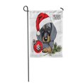 thumbnail image 1 of LADDKE Christmas Portrait of Dog Dachshund in Santa Hat Ball Garden Flag Decorative Flag House Banner 28x40 inch, 1 of 1