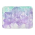 thumbnail image 1 of LADDKE Colorful Abstract Hand Watercolor Wash Blue Lilac Purple Green Mint White Bright Doormat Floor Rug Bath Mat 23.6x15.7 inch, 1 of 1