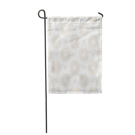 LADDKE Geometric Pattern Composed Circles and Lines Modern Rounded Stripes Abstract Garden Flag Decorative Flag House Banner 28x40 inch
