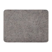 LADDKE Gray Stone Cracked Grey Concrete Tileable Architecture Building Cement Doormat Floor Rug Bath Mat 23.6x15.7 inch