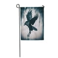 thumbnail image 1 of LADDKE Landing Black Raven Corvus Corax in Moonlight Scary Creepy Garden Flag Decorative Flag House Banner 12x18 inch, 1 of 1