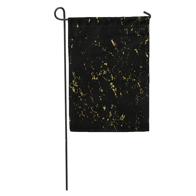 LADDKE Marble Gold Patina Scratch Golden Sketch to Create Distressed Effect Overlay Distress Grain Graphic Garden Flag Decorative Flag House Banner 28x40 inch