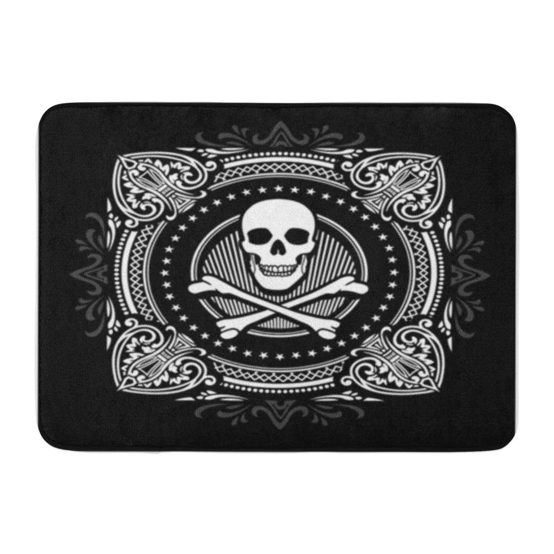 LADDKE Skull Crossbones and Ornate Spades Pirate Pattern Celtic Society ...