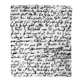 thumbnail image 1 of LADDKE Throw Blanket Warm Cozy Print Flannel Pattern Shakespeare William Text Handwrite Comfortable Soft for Bed Sofa and Couch 50x60 Inches, 1 of 1