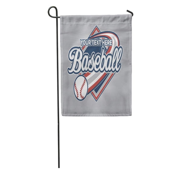 LADDKE Vintage Baseball Sport Graphic Retro Badge College Champion Ball Team Garden Flag Decorative Flag House Banner 28x40 inch