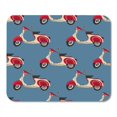 thumbnail image 1 of LADDKE Vintage Retro Motor Scooter Seamless Pattern with Italy Background Vector Mousepad Mouse Pad Mouse Mat 9x10 inch, 1 of 1